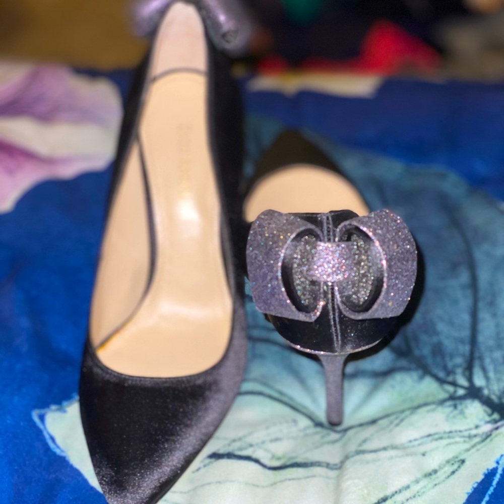 Enzo Angiolini 8.5 Women’s Black & Silver heels